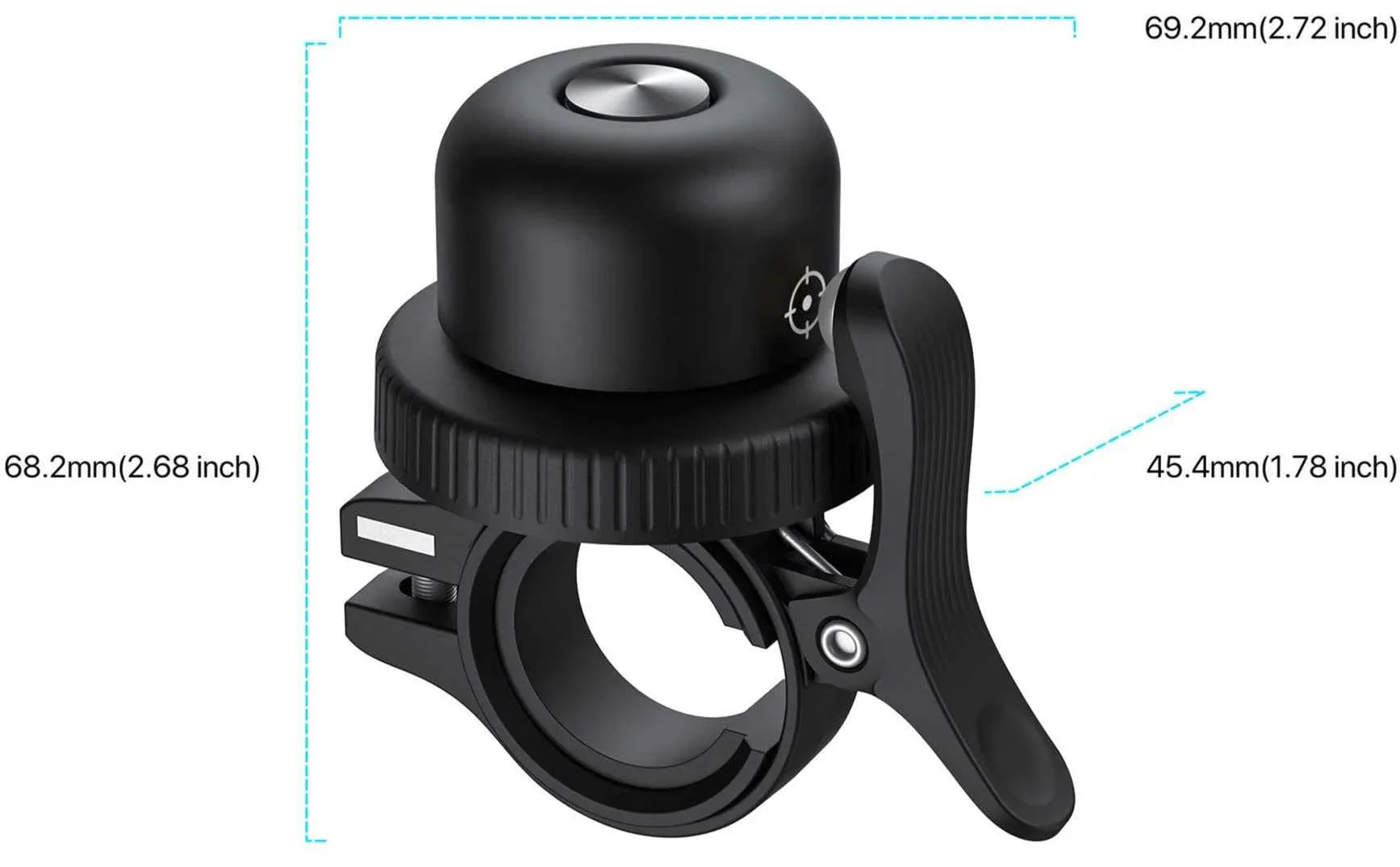 MiLi MiBell Bicycle Anti Loss Bell with Tracker - Black MiLi MiBell Bicycle Anti Loss Bell with Tracker - Black